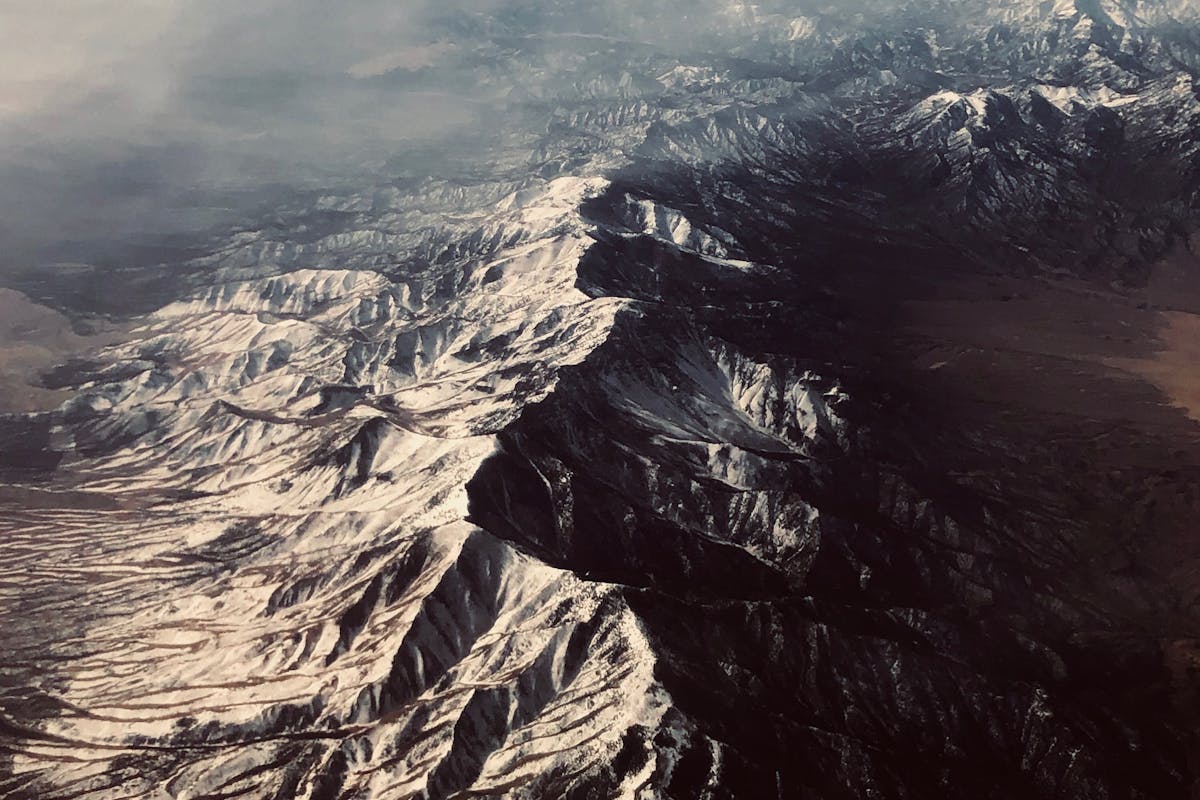 Deer Valley aerial mountain view