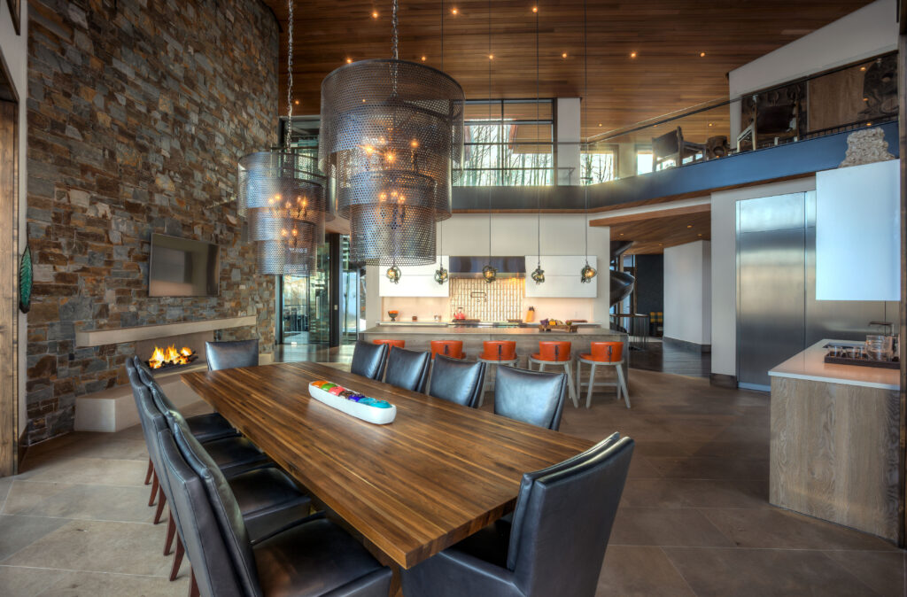 White Pine Canyon custom home — exterior hero