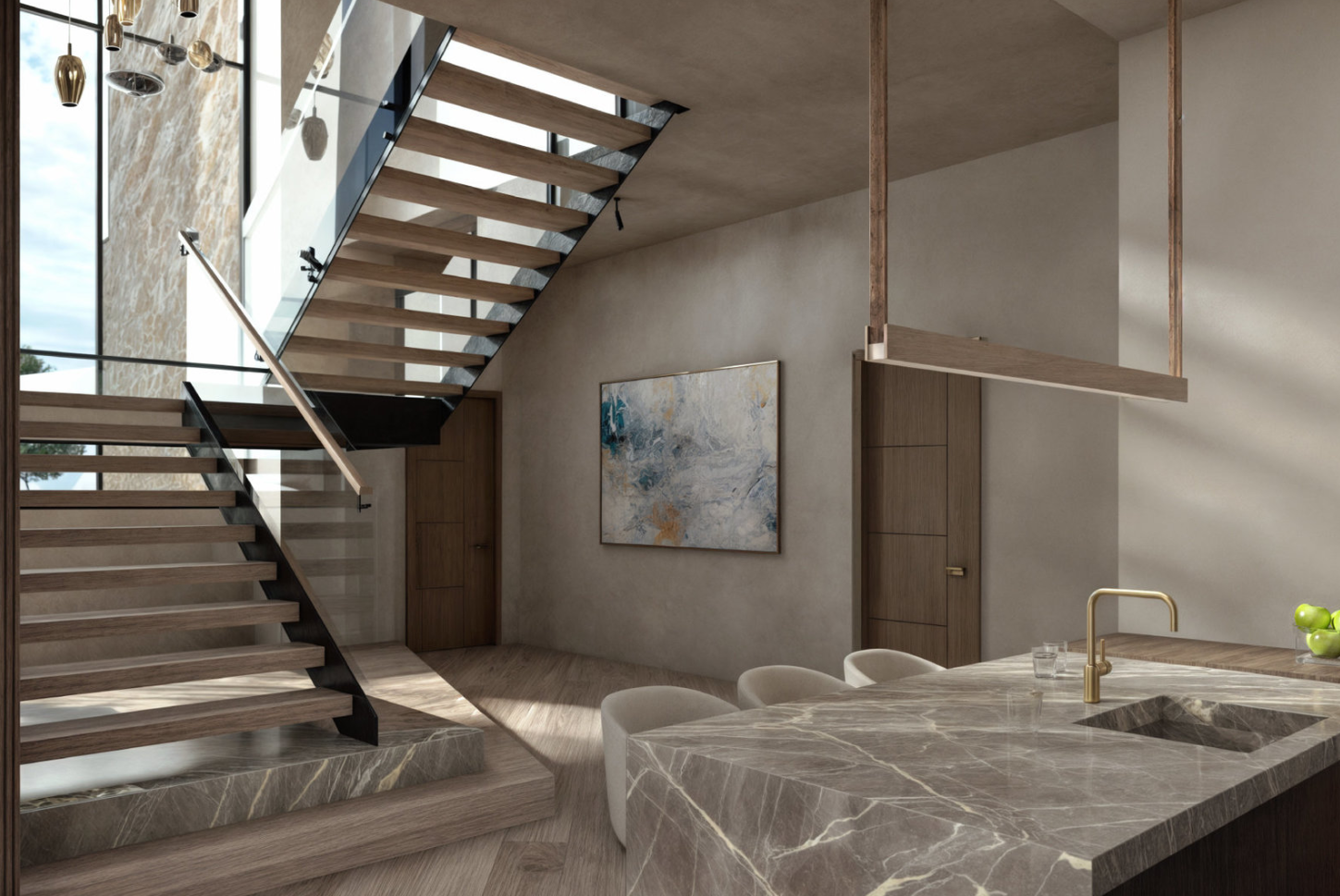 Painted Shores at Promontory — Render Staircase