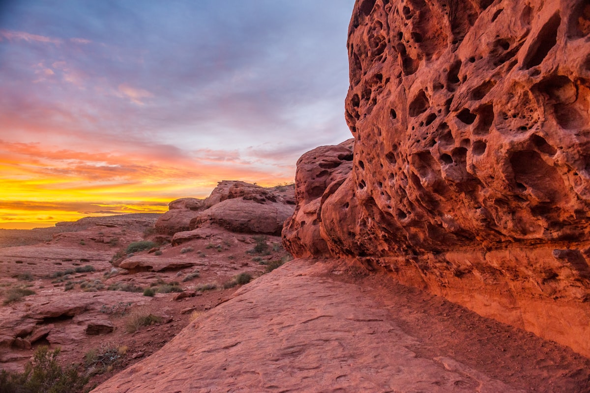 The Ledges Golf Club St George sunset landscape