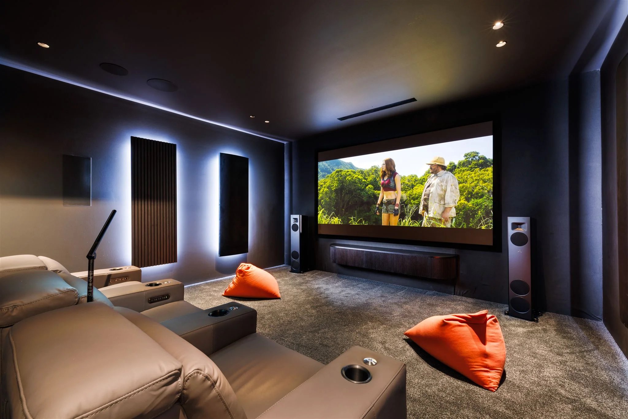 Theory Audio cinema install &mdash; Techi-engineered acoustics