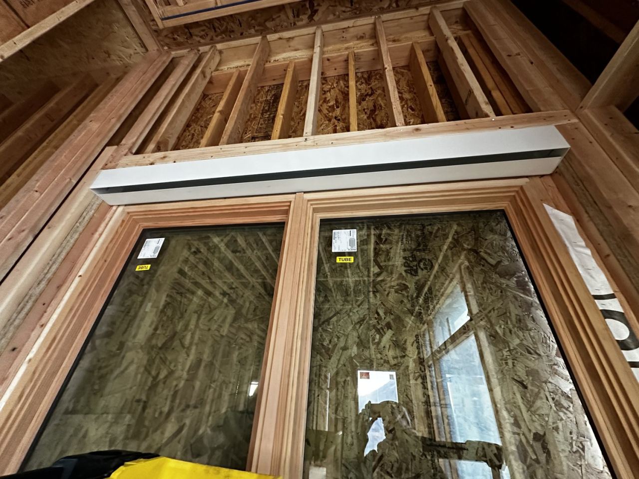 Techi — concealed shade pocket, framing to finish