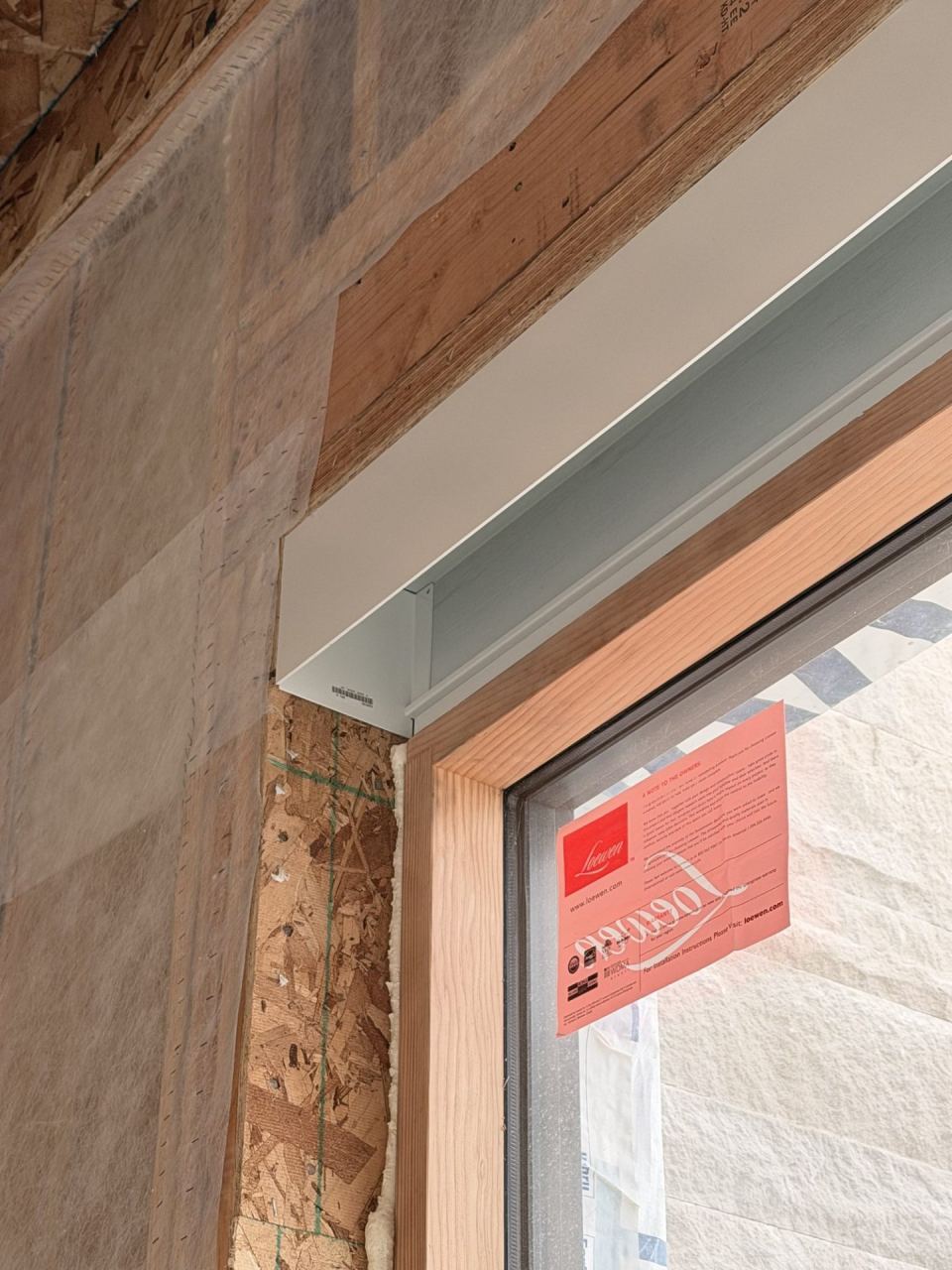Techi — concealed shade pocket, framing to finish